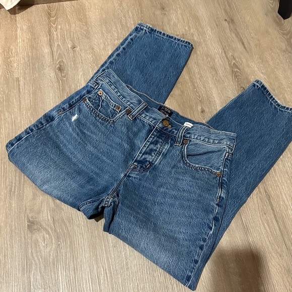 💕J. Crew Premium Denim High-Rise Jeans Size 26P - Picture 1 of 5